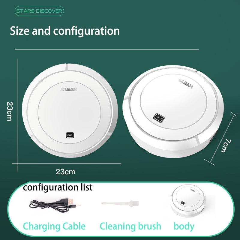 Robot Vacuum Cleaner Powerful Suction Smart Floor Cleaner Auto Rechargeable Smart Sweeping Robot Dry Wet Sweeping Vacuum Cleaner