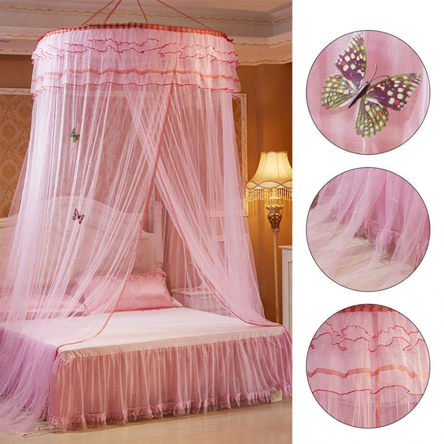 Mosquitera tipo cúpula para 25 niños, dosel de encaje estilo princesa, mosquitera, cortina de cama, mosquitera para dormir de bebé