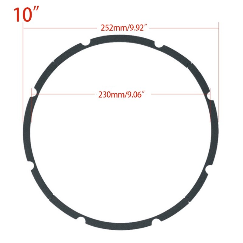 Rubber Ring Speaker Doek Rand Reparatie Onderdelen Luidspreker Surround Rubber Vervangende Onderdelen Voor Speaker Reparatie Of Diy M08 22: H
