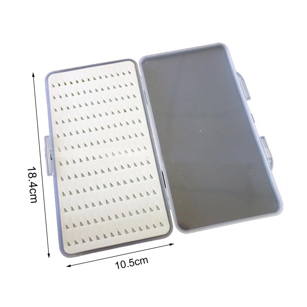 Fishing Tackle Box Lightweight Large Capacity ABS Triangle Foam Translucent Bait Organizer for Sea Ocean