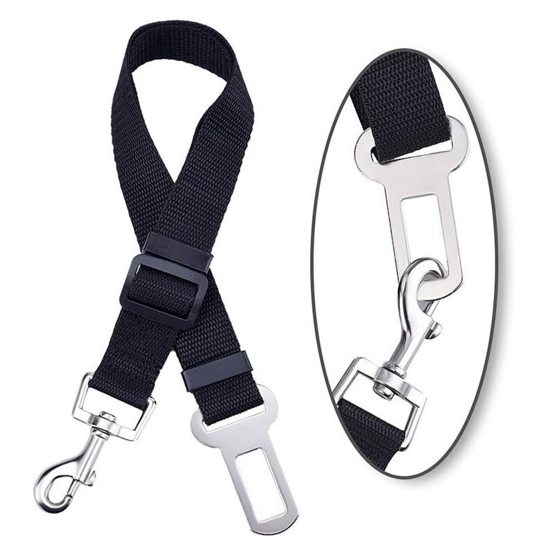 Veilig Rijden Huisdier Autogordel Nylon Ajustable Kat Hond Harnas Leiband Pet Seat Belt Travel Clip Voor Medium kleine Hond