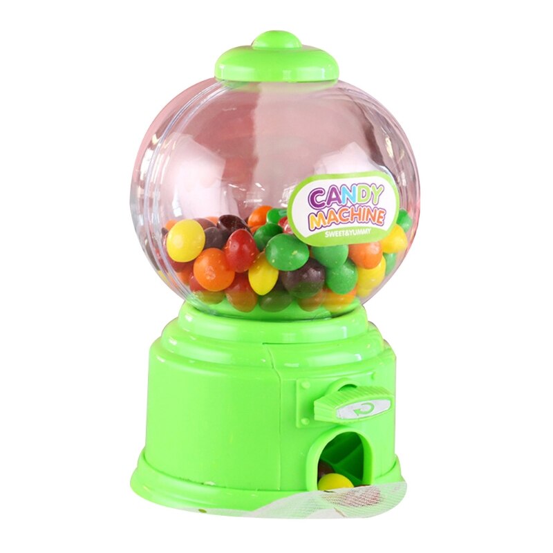 Kidâs Candy Machine Interactieve Montessori Coin Bank Stimulatie Snoep Bank Early Learning Kauwgomballen Dispenser A2UB: Green