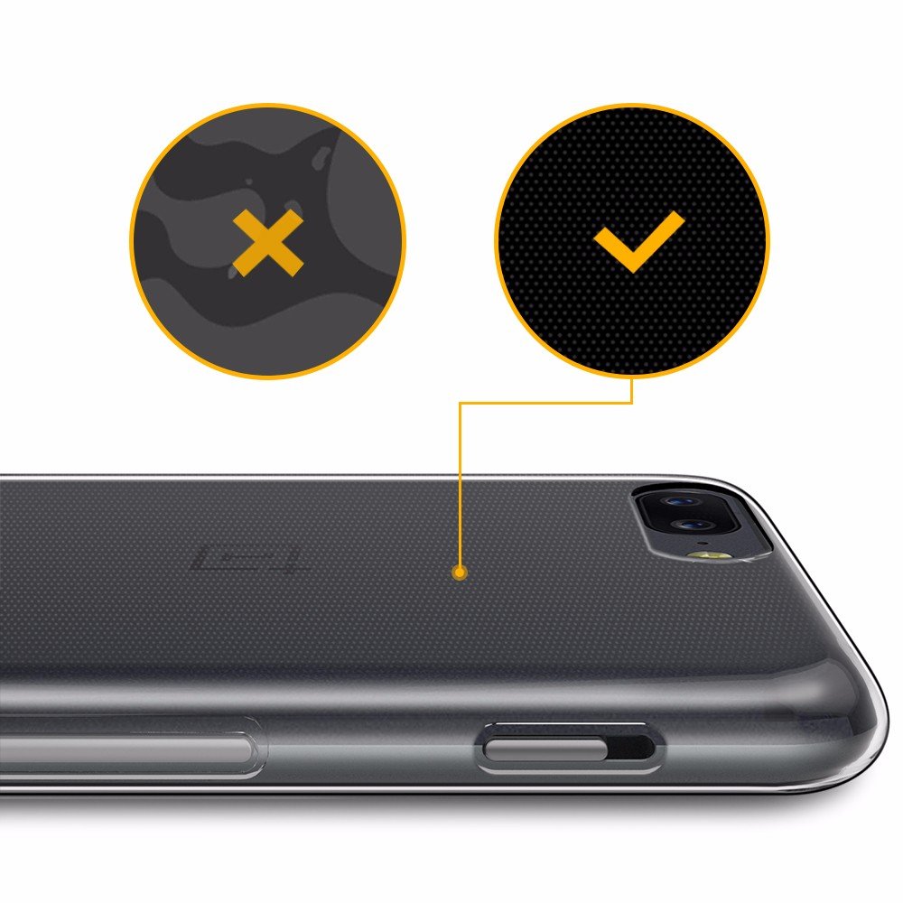 Custodia morbida originale in TPU per OnePlus 5 T 5T Cover sottile e sottile con bordo in silicone protettivo One Plus 5T Cover posteriore trasparente per telefono