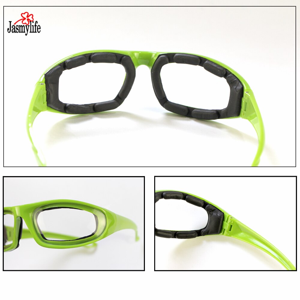 Lunettes de sécurité en forme d'oignon pour Barbecue, accessoires de cuisine, protection des yeux, bouclier facial, outils de cuisine, 4 couleurs