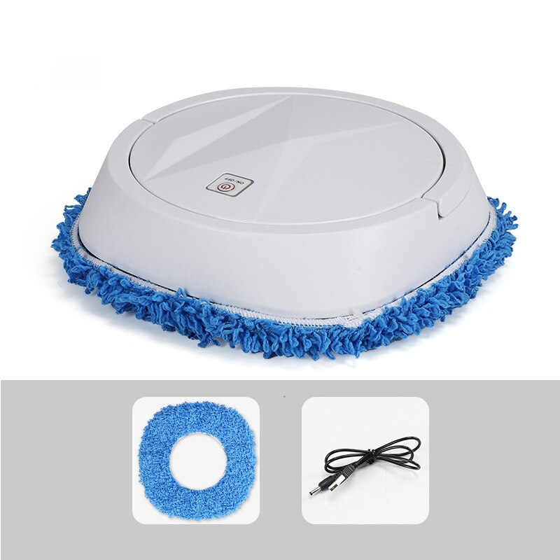 Automatic Robot Vacum Cleaner Household wet and dry Vacuum Cleaner Floor Mopping Sweeper Intelligent Vaccum Cleaner For Home: White
