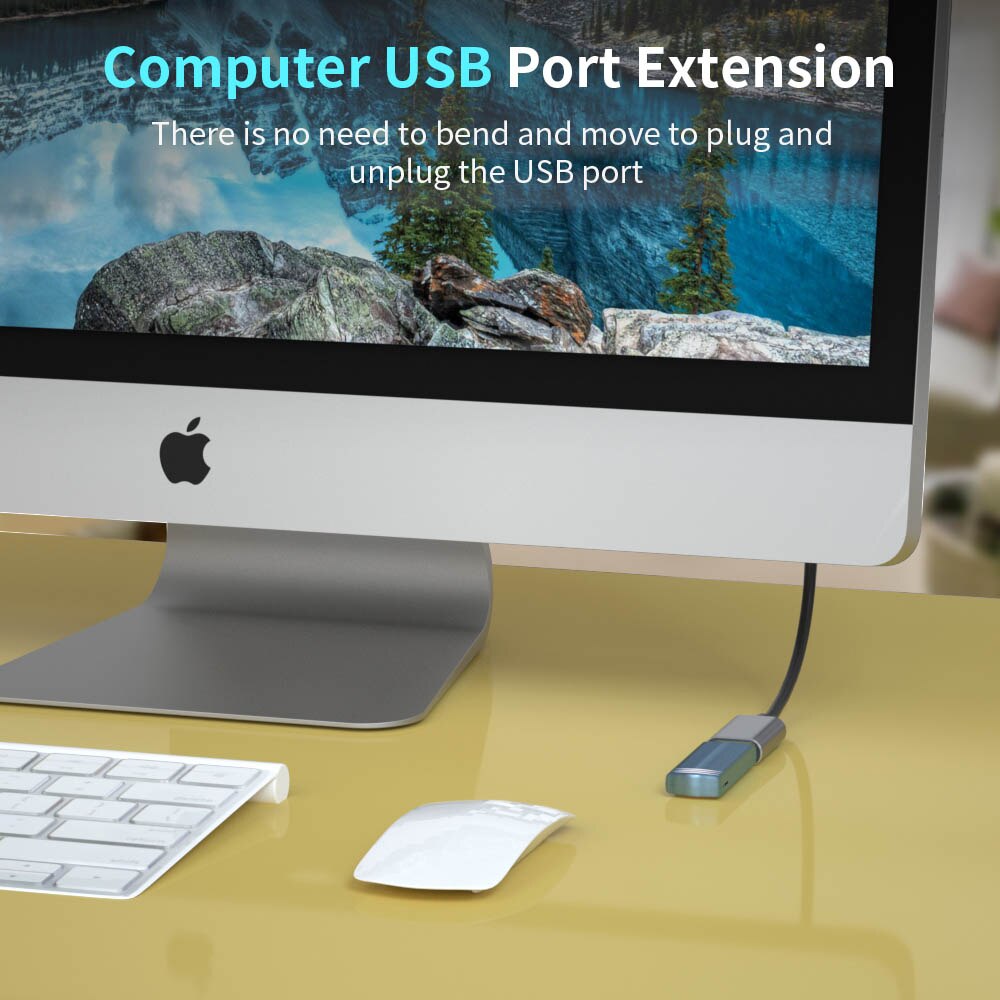 USB Extender Cable USB 3.0 Cable USB Flash Drive Cable 5M for PC Keyboard Webcam GamePad USB3.0 Data USB OTG HUB Extension Cord