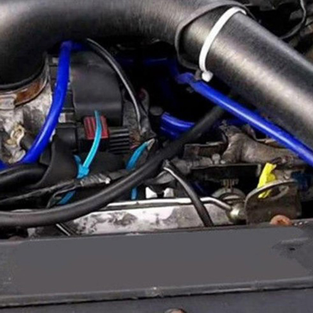 Tubo de línea Universal de silicona de para coches y motocicletas, 5MM ID de manguera de vacío de aire, tubo de línea de combustible y Gas, accesorios de conector