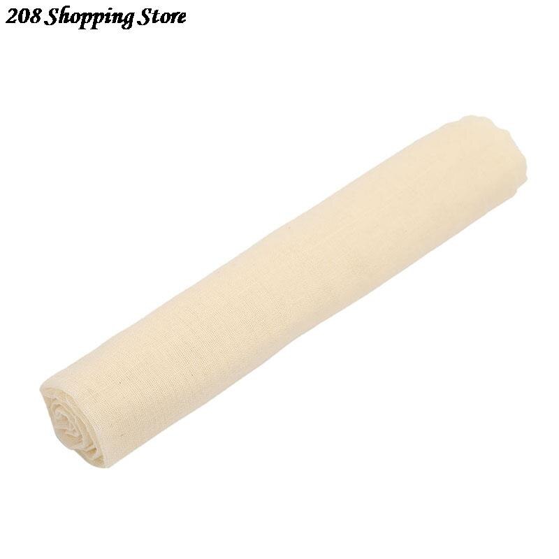 1.5 Yards Reusable Cheesecloth White Cotton Gauze Muslin Cheesecloth Fabric Butter Cheese Wrap Cloth Cheese Grater Kitchen Tools