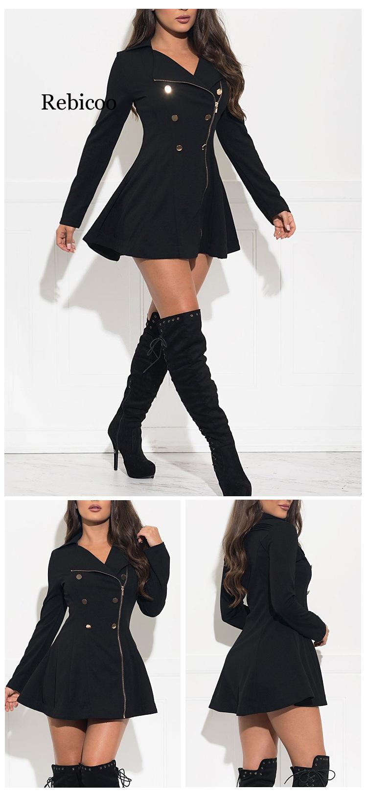 Gabardina de estilo británico para Mujer, abrigos finos de manga larga, sobretodo Abrigo plisado con doble botonadura, primavera y otoño