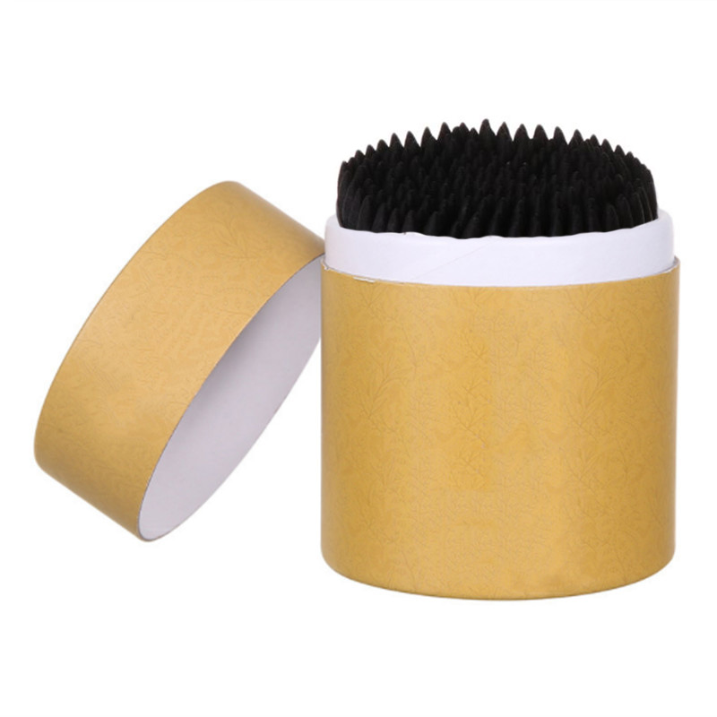 Bamboe Wattenstaafje Houten Sticks Zachte Wattenstaafjes Schoonmaken van Oor Tampons Microbrush Pampons Gezondheid Schoonheid 200 stks/doos: Black-200PCS