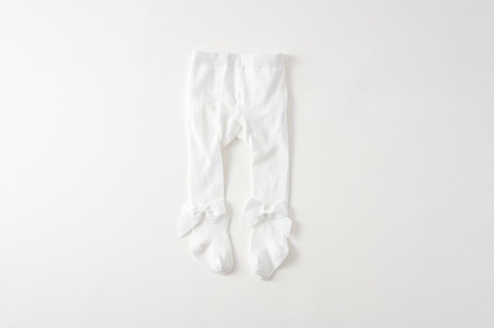 Lente Herfst Baby Panty Jongens Meisjes Baby Panty Effen Kleur Zachte Katoen Schattige Mode Boog Panty Pasgeboren: WHITE / 24-36 months