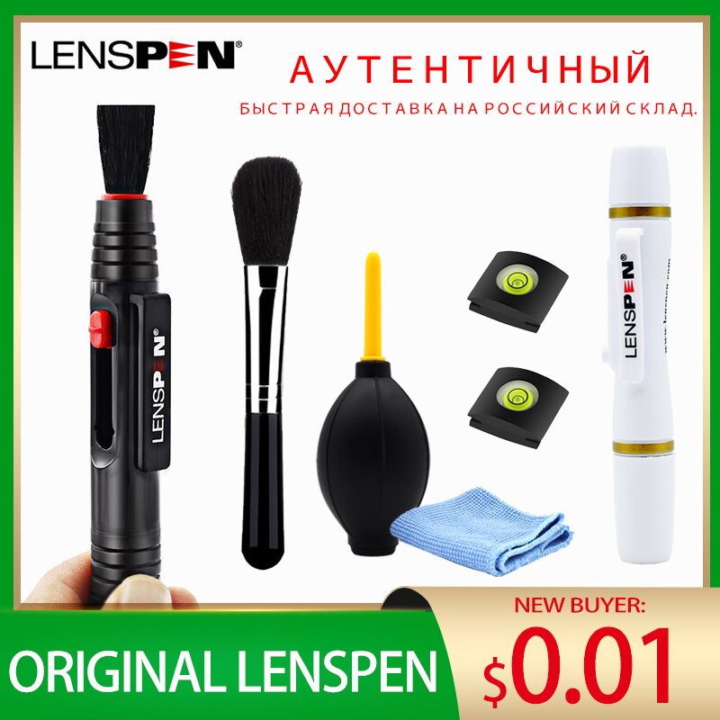 100% Original Genuine Brand LENSPEN LP-1 Dust Cleaner Camera Cleaning Lens Pen Brush kit for Canon Nikon Sony Filter DSLR SLR DV