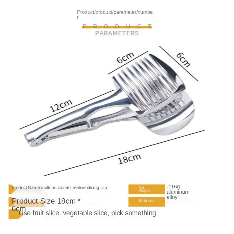 Stainless Steel Cut Lemon Artifact Lemon Slicer Tomato Tomato Slicer Egg Slicer Cutting Fruit Gadget