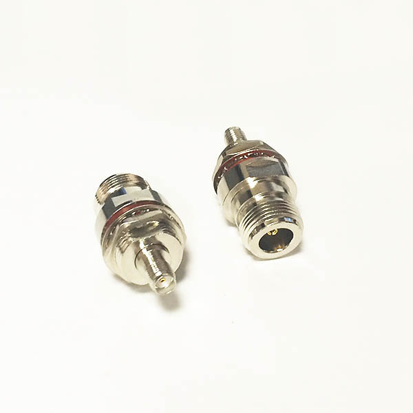 1 st N Vrouwelijke Jack moer naar SMA Vrouwelijke Jack RF Coax Adapter Modem Converter Connector Rechte Vernikkeld