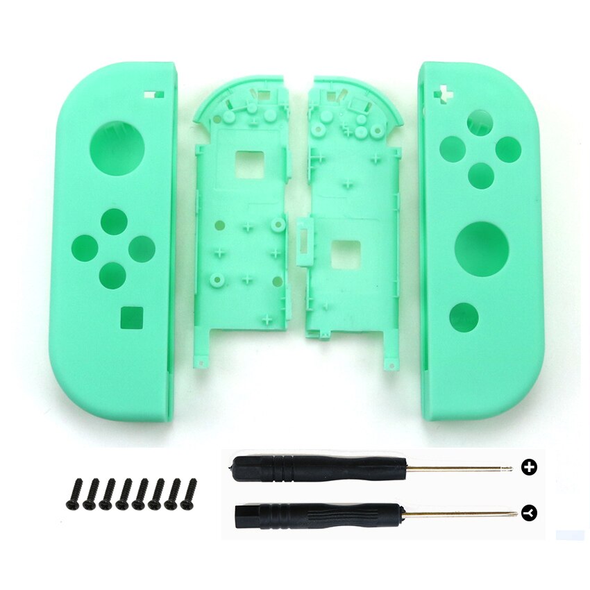 JCD-carcasa de repuesto para mando de switch NS, carcasa de repuesto para JoyCons NS NX, con tornillo: XX