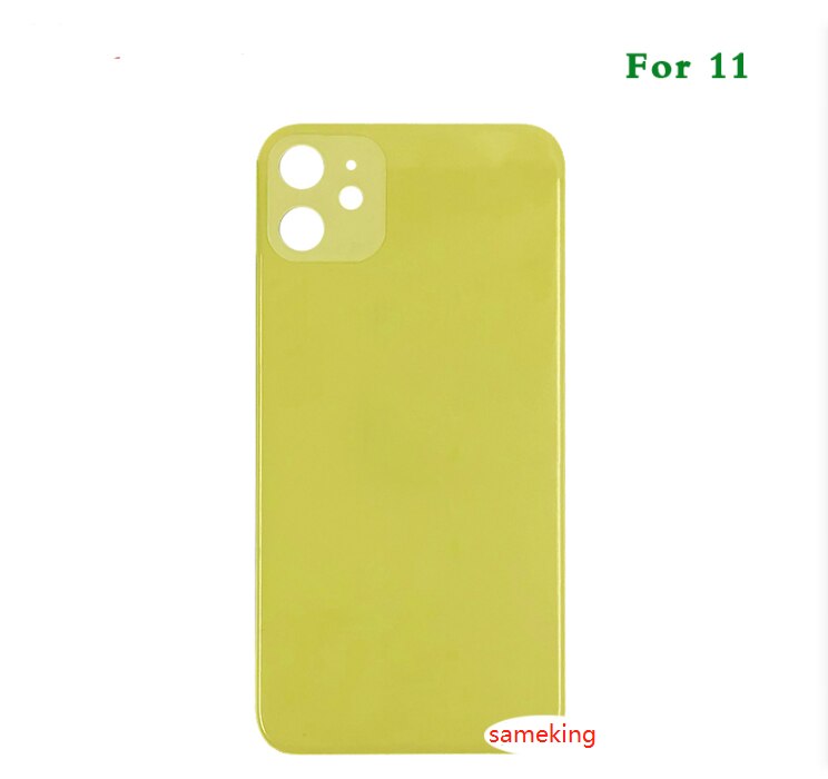 Funda de cristal trasera para iPhone 11 pro 11Pro max, reemplazo de la carcasa trasera, el mejor agujero grande Carcasa Trasera batería