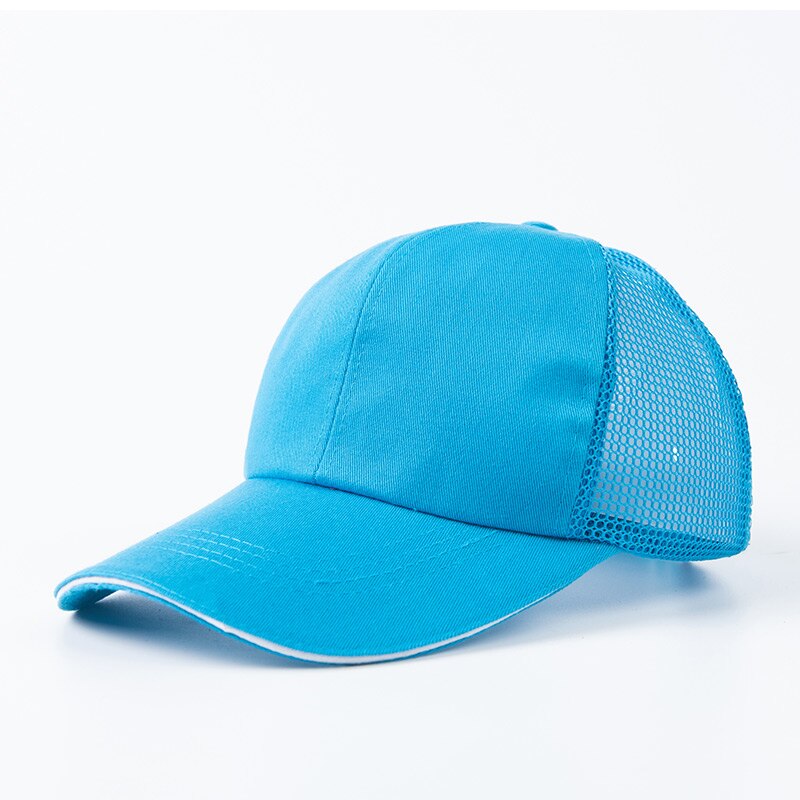 Bump Cap Mesh Summer Breathable Lightweight Safety Hats Anti-collision Men Women Factory Labor Hat Sport Style Protective Cap: Lake blue