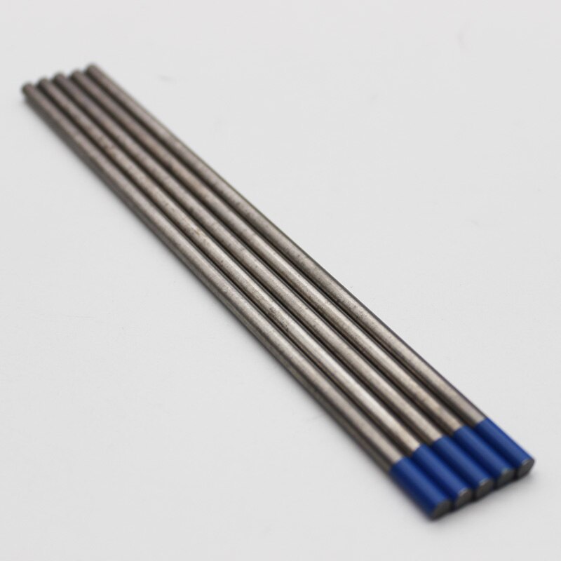 10pcs Tungsten Electrode TIG Welding Electrodes 1.0mm/1.6mm/2mm/2.4mm/3mm/3.2mm/4mm/4.8mm/6mm/6.4mm Blue 2% Lanthanat AC/DC