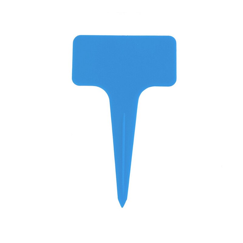 50 Pcs T-shaped Waterproof Plastic Plant Labels Tags Markers Garden Nursery Herbs Flowers Colorful Lables Garden Supplies: 10