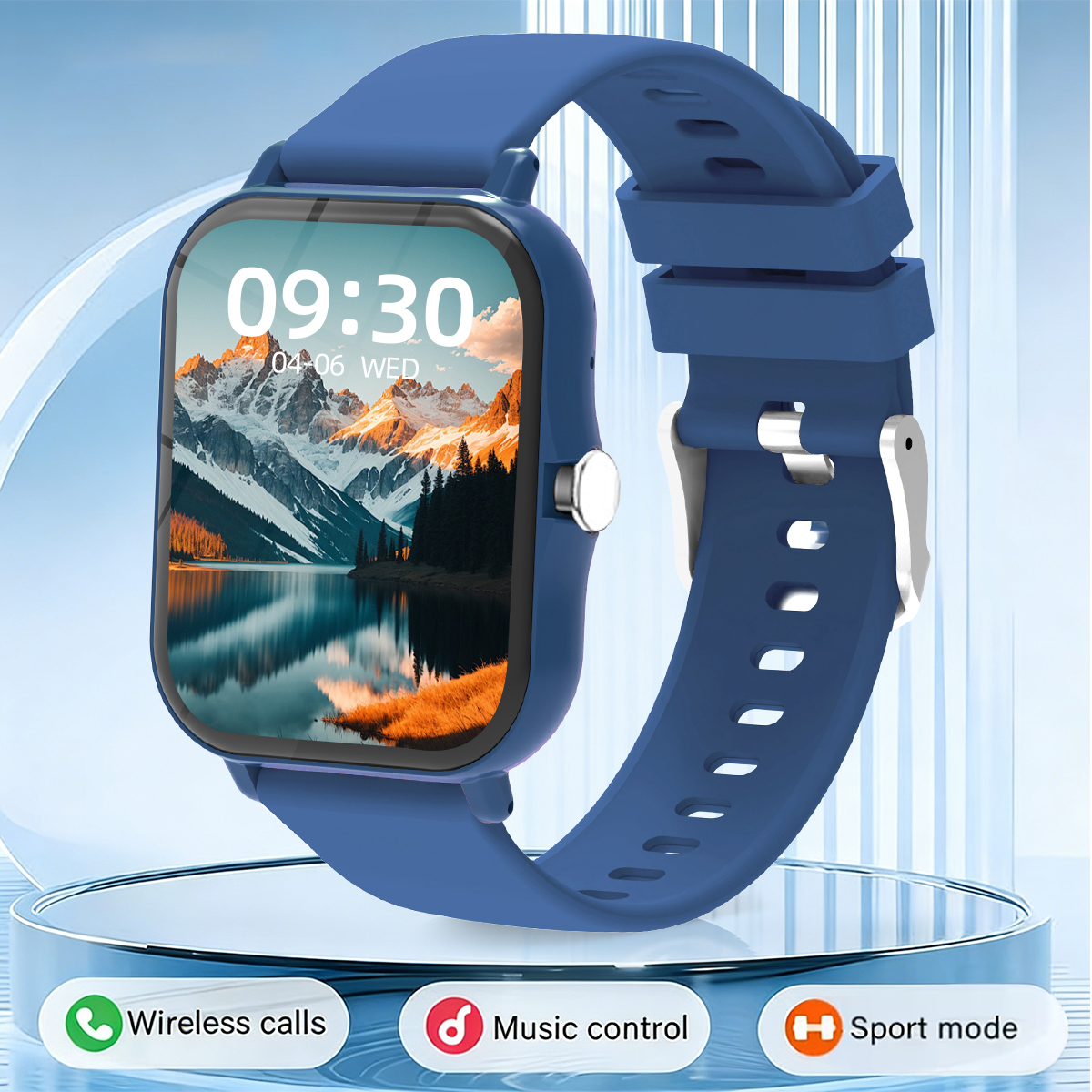 2026 Nuovo sport Smartwatch per androide/IOS Monitoraggio del Sonno fitness inseguitore BT Chiamata Assistente Vocale Uomini Donne Guarda Regali Scelta: verde