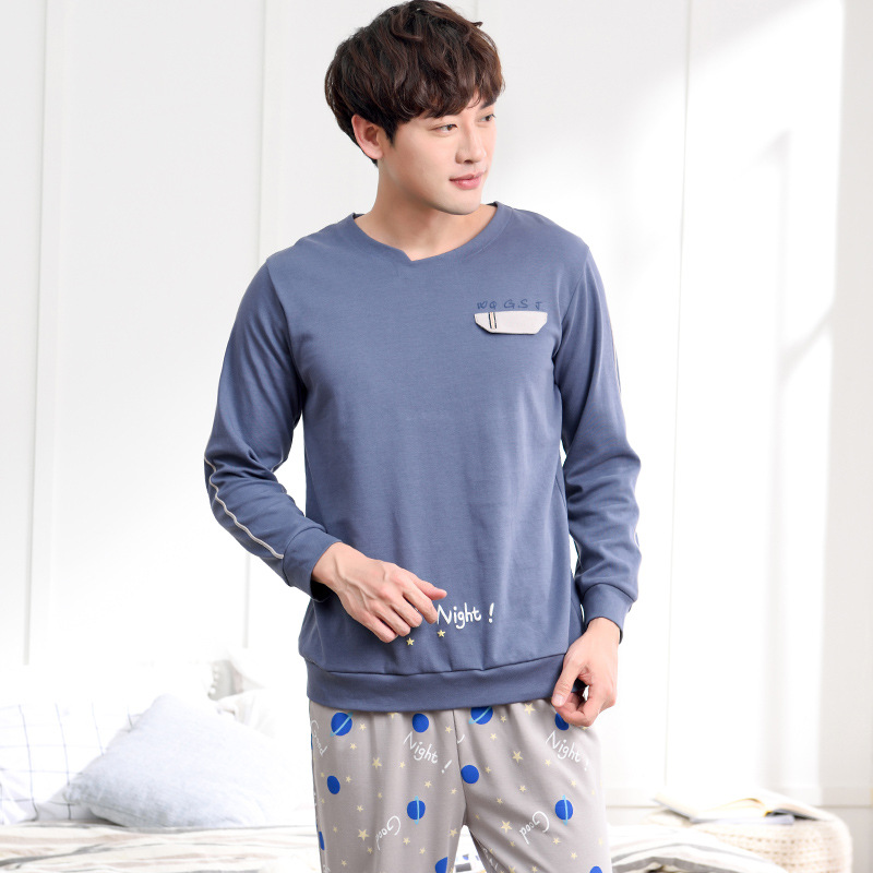 Sesto Senso® lange pyjama van 100% katoen met lange mouwen, shirt met zak pyjamabroek, tweedelige set nachtkleding voor heren, 4XL Grote maten Sesto Senso® lange pyjama van 100% katoen met lange mouwen, shirt met zak pyjamabroek, tweedelige set nachtkleding voor heren, 4XL Grote maten