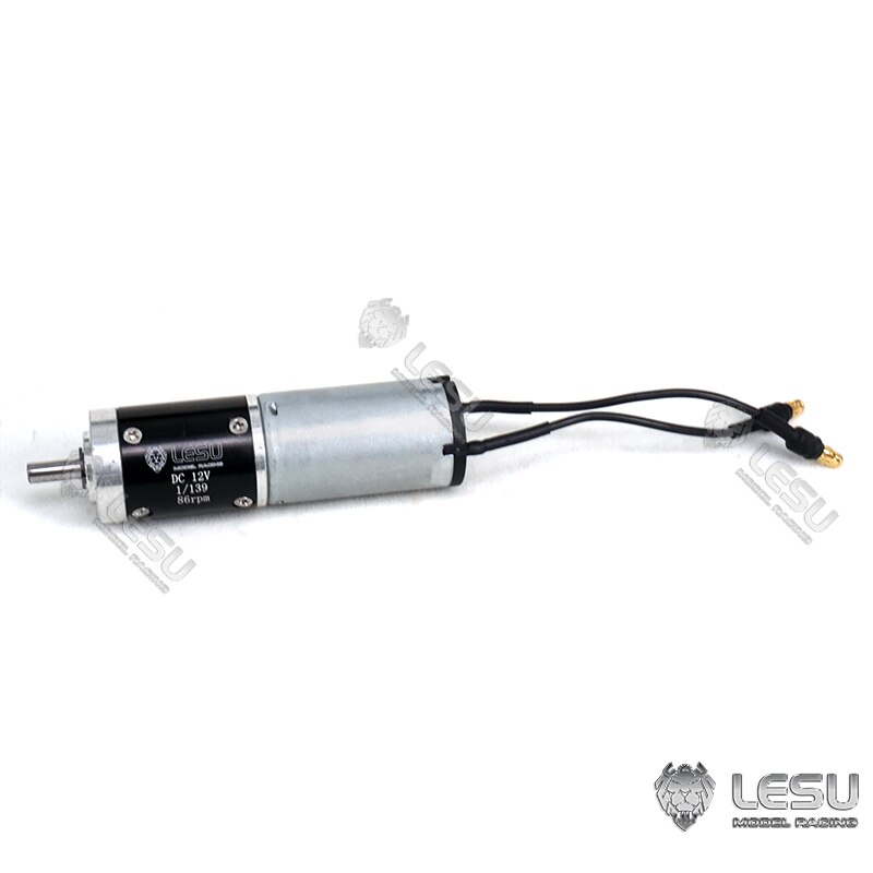 Lesu reduktion børstet motor til 1/14 rc hydrauliske metal carter 374 komatsu  pc360 gravemaskine diy model