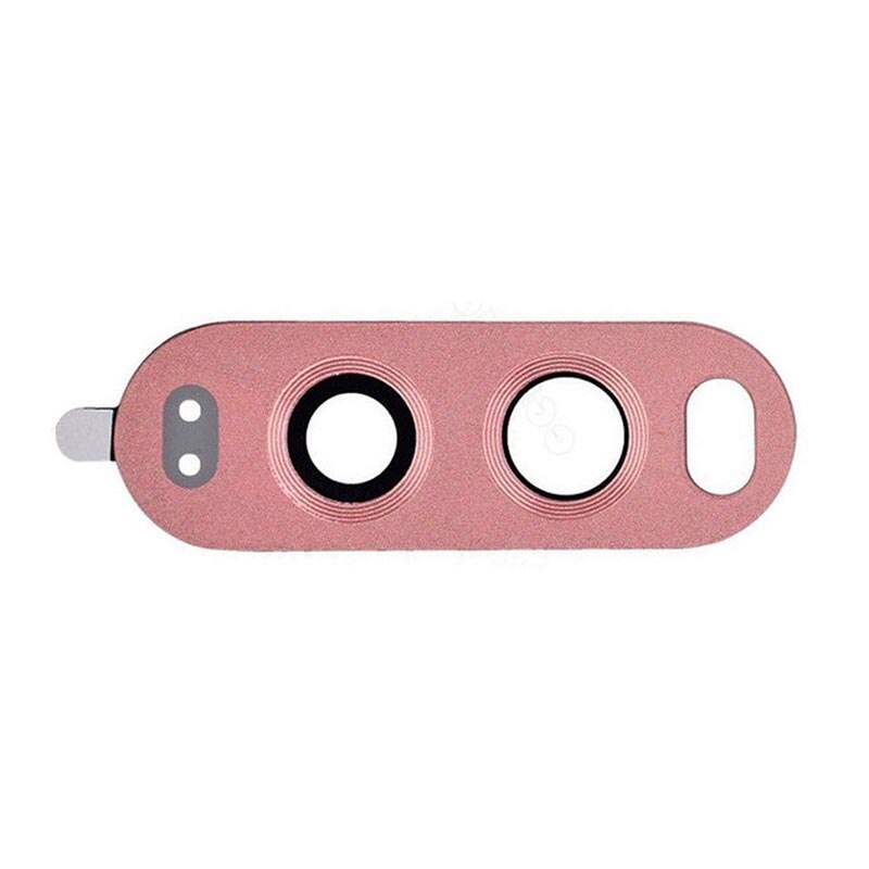 Traseira traseira da câmera lente de vidro capa titular do quadro para lg v20 f800 h990n h910 h918 ls997 vs995 und venda: Rosa