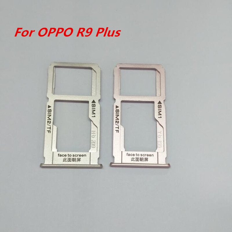 1PCS SIM Card Tray Holder Slot for OPPO R9 Plus Phone Replacement Parts