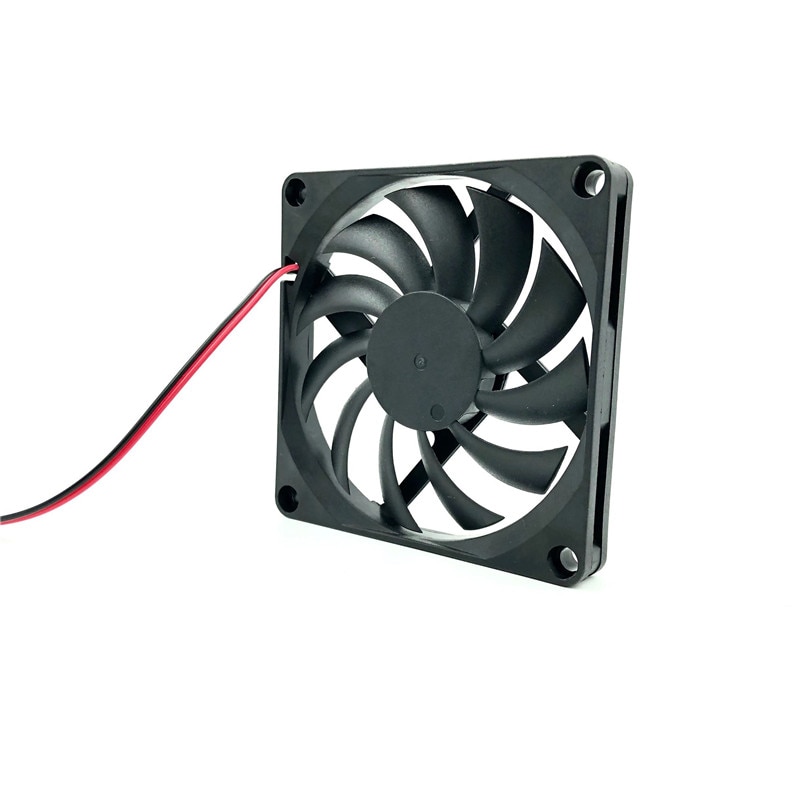 JIESAMMY 80mm CPU heatsink cooling fan 8010 5V USB 12V 24V Silent 18dBA Sleeve/BALL bearing 8cm pc fan 80x80x10mm