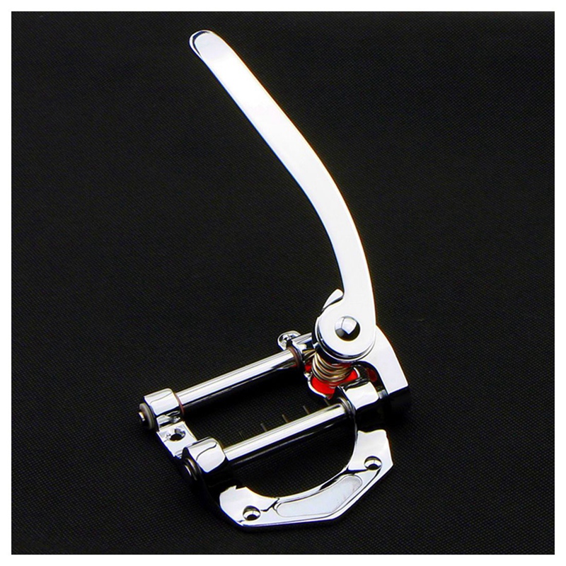 1 st gitarr vibrato bakstycke tremolo flat top body tremolo enhet vibrato bridge silver &amp; 1 st tune-o-matic elektrisk rullsadel