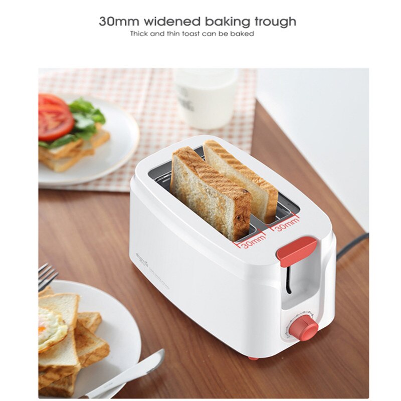 Deerma Automatische 2-Scheibe Brot Hersteller Toaster Brot Backen Maschine Voll Haushalt Edelstahl Toaster