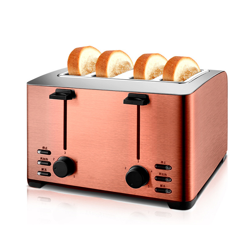 4 Slices Breakfast Machine Toaster Stove Bread Maker Equipment Automatic Toaster Household Toast Machine THT-3012B