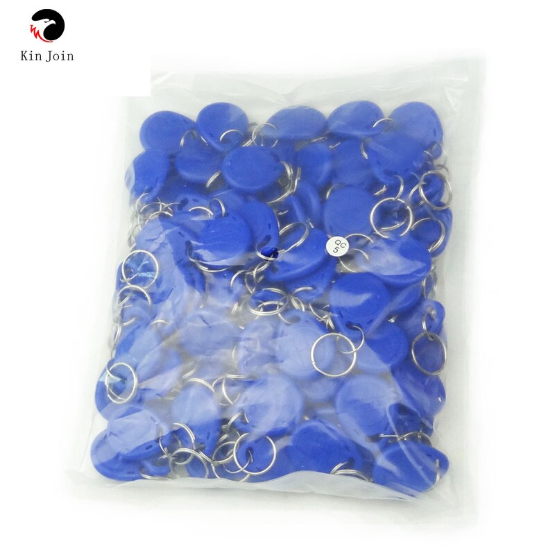 IP65 100 Stuks Blue 125Khz Kaart Rfid Keyfobs Voor Toegangscontrole En Andere Rfid-lezer Gebruiken