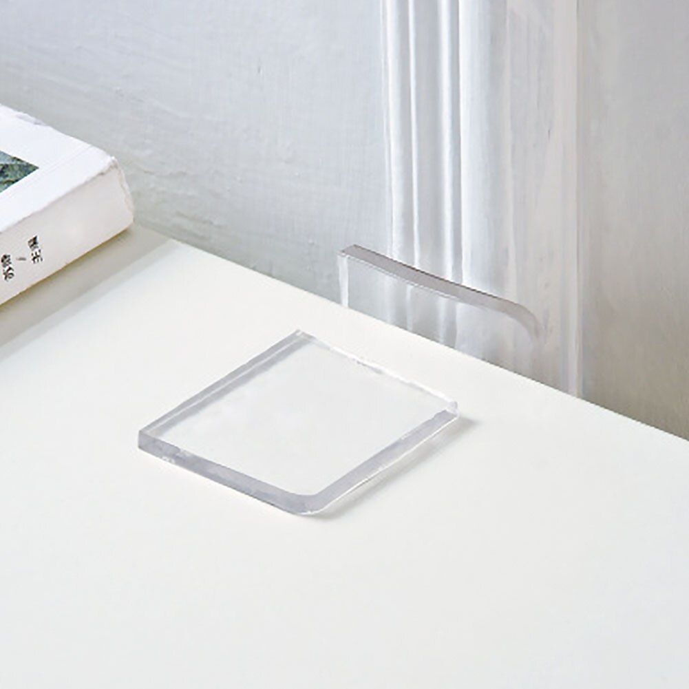 4pcs/set Transparent Pad Shock Absorbing Washing Machine Anti Vibration Non-Slip Portable Mat Non-toxic Silicone