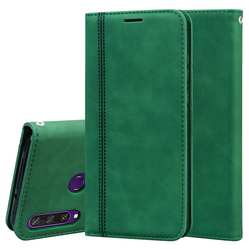 Funda magnética de cuero para Huawei Y6P, funda con tapa para guardar tarjetas, para Huawei Y6P MED-LX9N Y 6 P Y6 P , 6,3 pulgadas