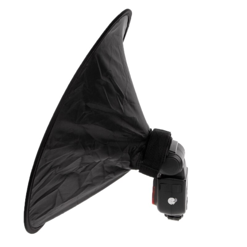 Universal 42cm redondo estúdio flash softbox speedlite difusor refletor cinta novo