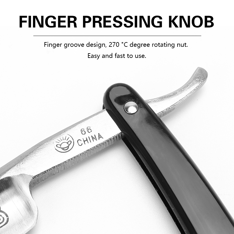 Classic Straight Edge Barber Razor Beauty Shaving Knife Salon Manual Men's Beard Cut Throat Shavette