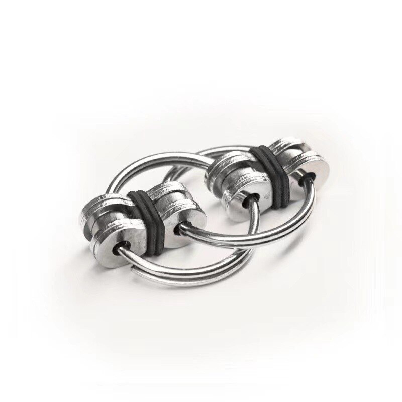 Decompressie Keten Vent Speelgoed Anti Stress Volwassen Fidget Speelgoed Fiets Sleutelhanger Stress Voor Volwassen Kinderen