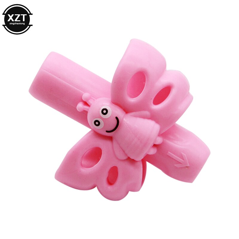 Porte-stylo à deux doigts Silicone bébé apprentissage outil d'écriture dispositif de Correction ensemble de crayons papeterie crayon tenant élémentaire: 1pcs