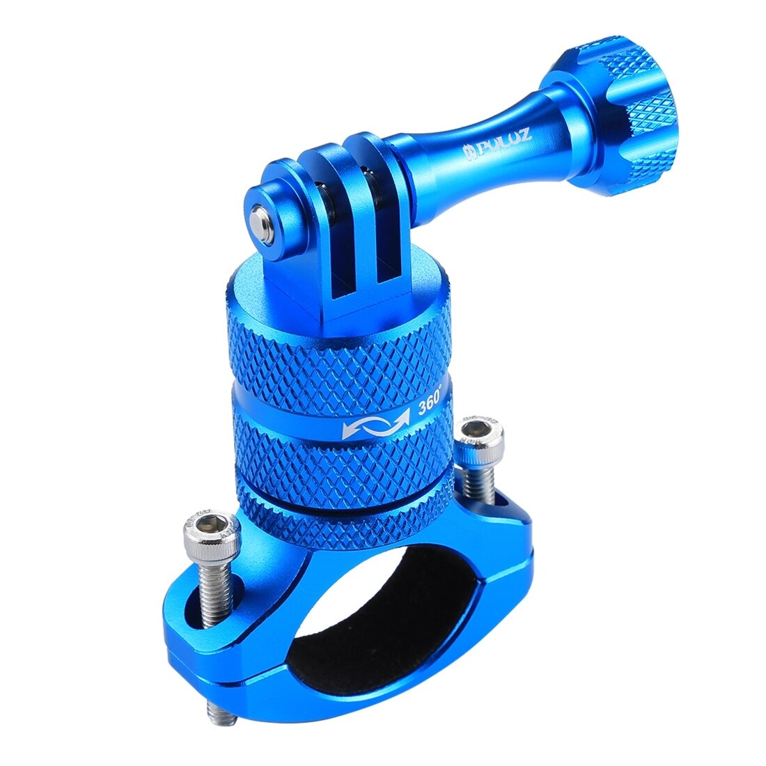Aktion Kameras 360 Grad Drehung Fahrrad Aluminium Lenker Adapter Halterung mit Schraube für GoPro Held9 Schwarz 8 Schwarz für DJI OSMO: Blau Farbe