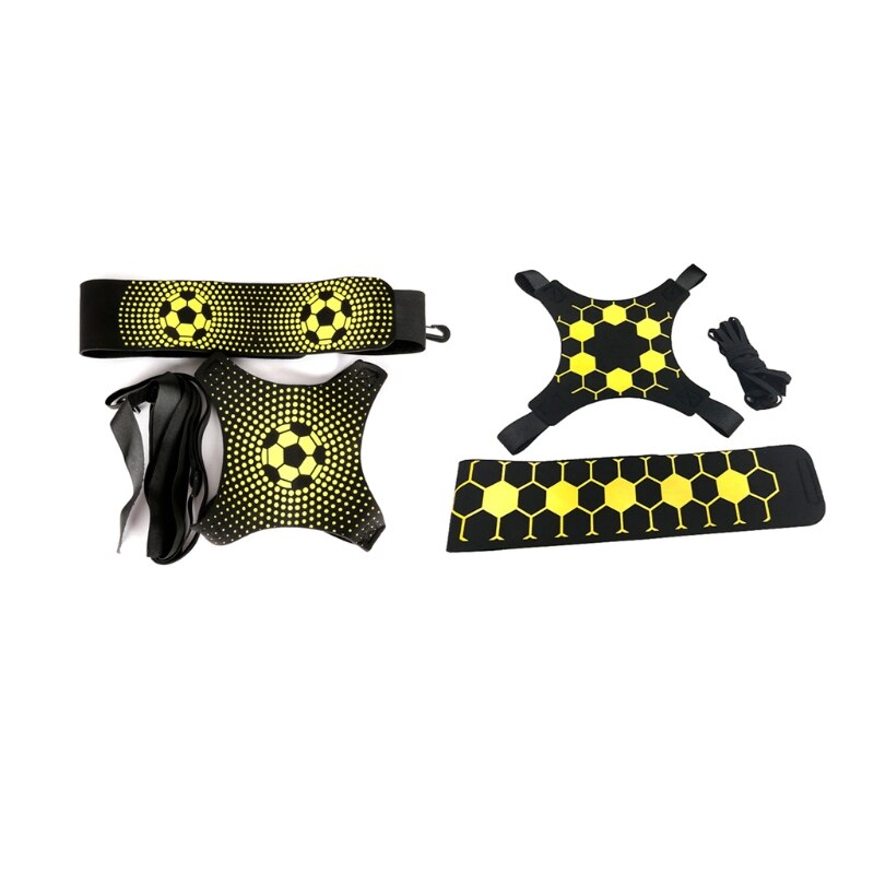 Verstelbare Voetbal Kick Trainer Voetbal Trainingsapparatuur Voetbal Trainer Solo Praktijk Assistance Elastische Riem