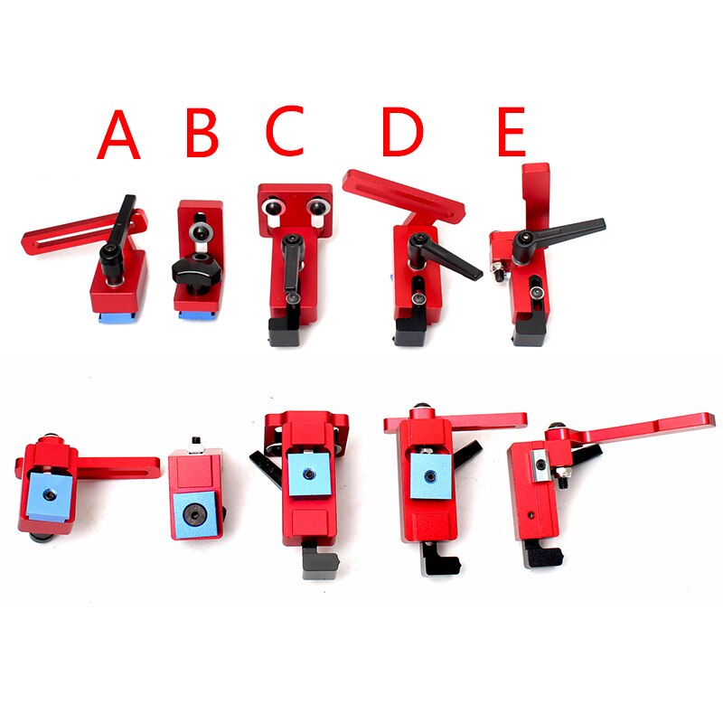 Woodworking T Slot Stopper Miter Gauge Fence Connector Alloy Miter Track Stop Block Saw Table Sliding Brackets Chute Limiter