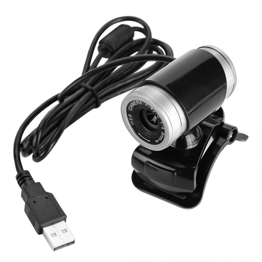 12 Megapixels Hd Webcam Usb 12 Camera Web Cam 360 Graden Mic Clip-On Voor Desktop Skype Computer Pc laptop Ingebouwde Microfoon: Black
