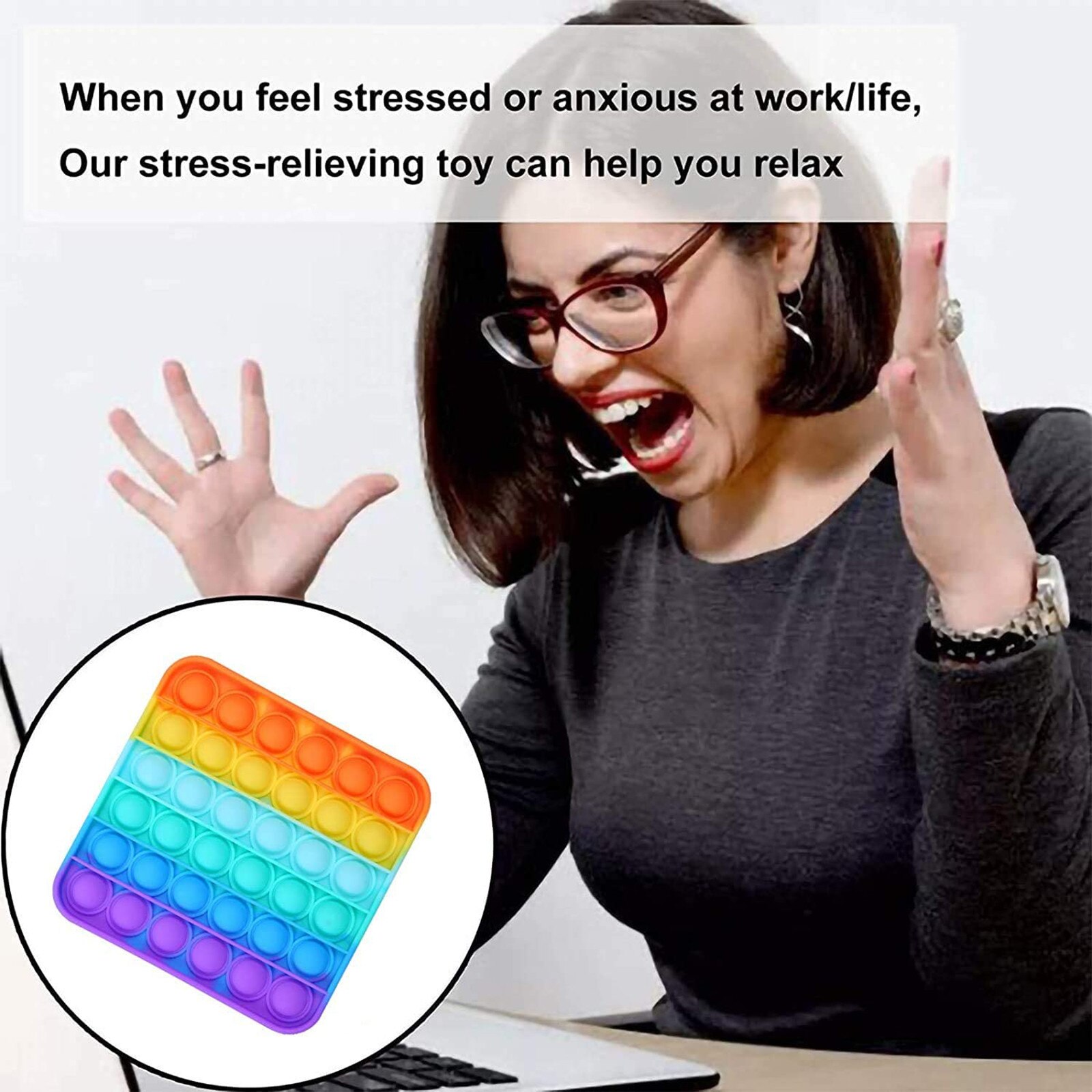 Kawayii Zappeln Spielzeug Pack Anti betonen einstellen Popit Für Erwachsene freundlicher Squishy Sensorischen einfache Grübchen 25pc Figet Spielzeug פופ לחדר