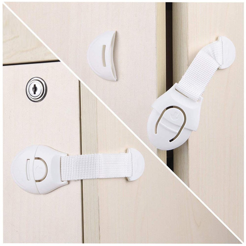 TUSUNNY 10Pcs/Lot Protection Against Children Locking Doors For Children's Safety Kids baby Safety lock