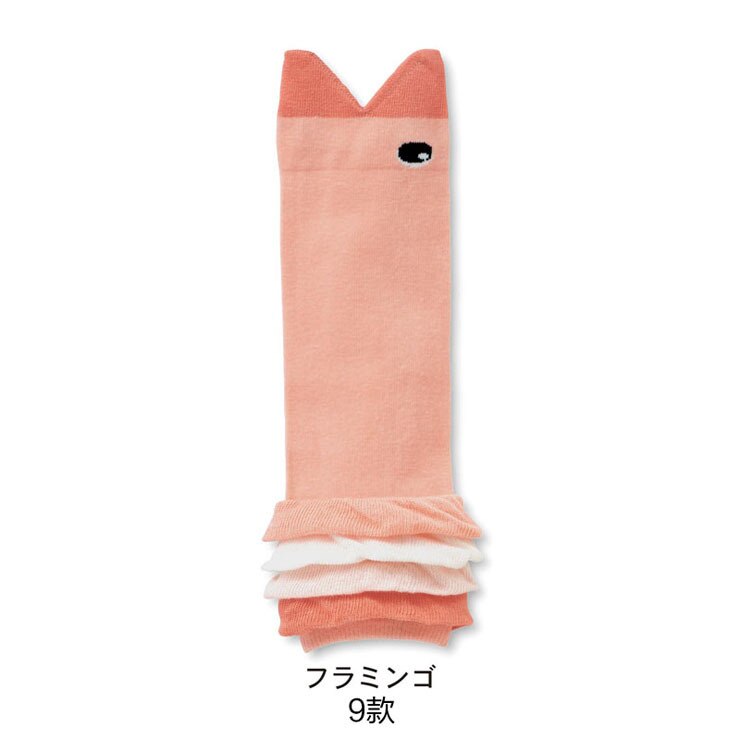 Version coréenne de la climatisation et de la fonction de chaleur bébé et enfant genouillères et requin bouche dessin animé bébé chaussettes: A