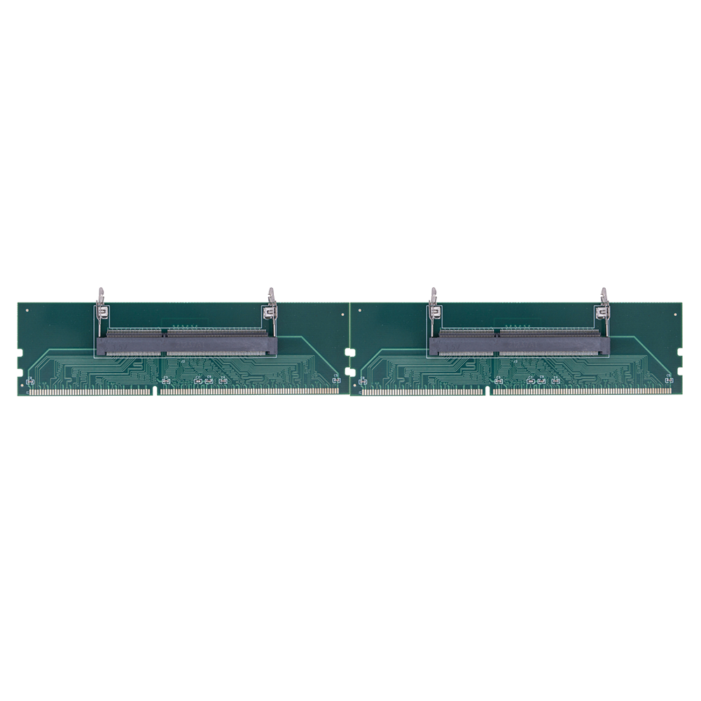 1/2/3 szt. adapter pamięci laptopa robić komputera stacjonarnego więc-DIMM robić karty DIMM PC karta złącza DDR3 DDR4: BIAŁY