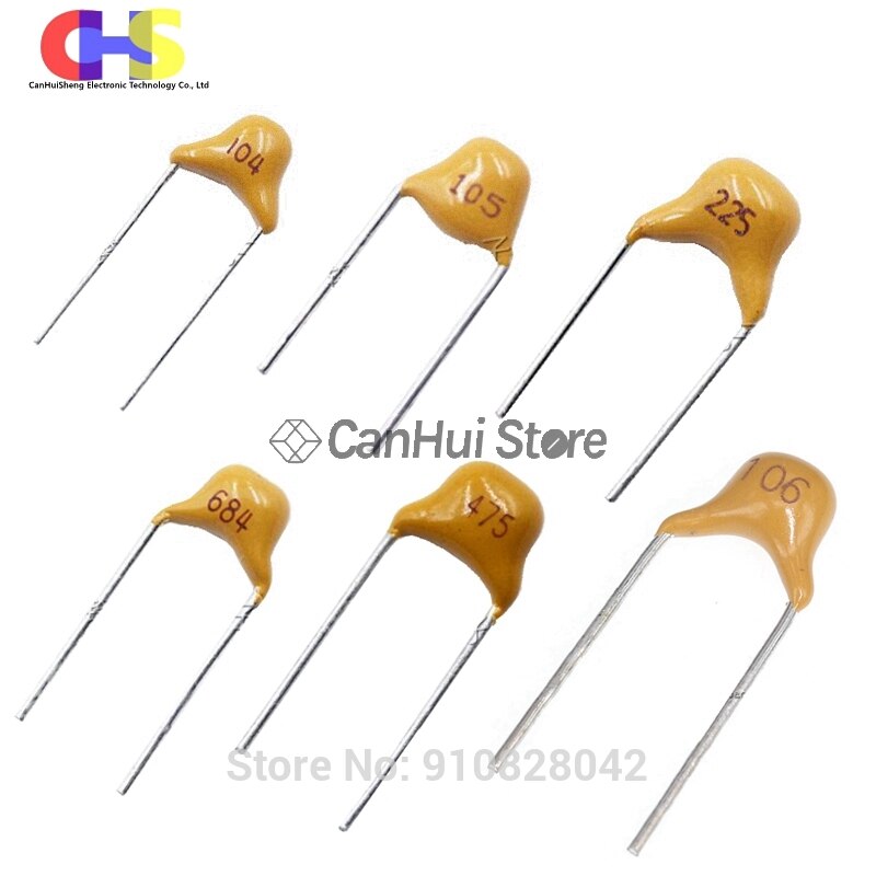 100 Uds condensador cerámico multicapa 50V (100 ~ 106) 10pF ~ 10uF 102 103 104 105 39 820pF 1 22 33 47 56 68 100 nF 0,01 0,1 uF P5.08mm