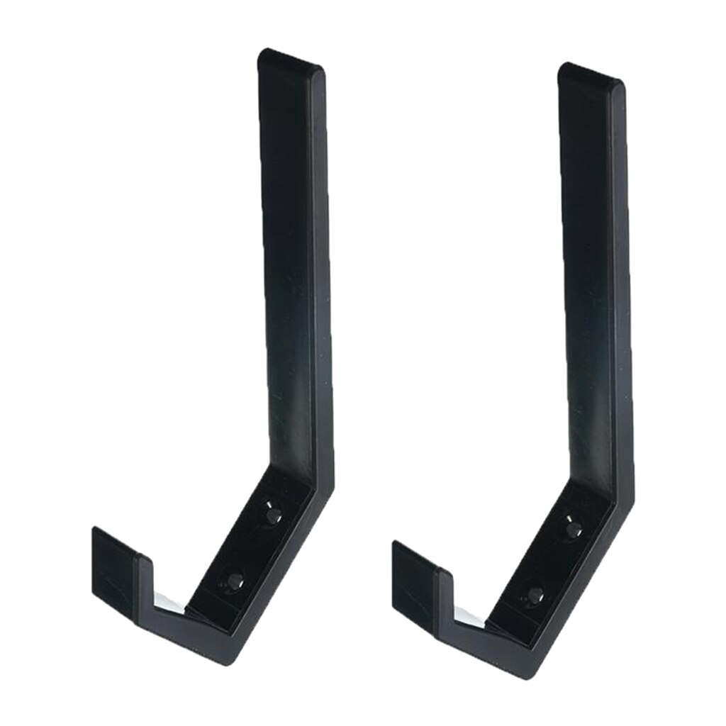 Soporte multiusos para casco de motocicleta, Perchero de montaje en pared para exhibición de casco, para el hogar, equipaje, abrigo, percha para chaqueta, 2 uds.: Black Hook