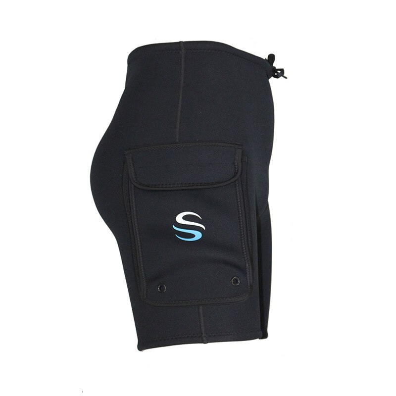 SLINX 3mm Neopren Technik kurze Hose Schnorcheln Tauchen Neoprenanzug Tauchen Ausrügestochen Surfen Badehose Tauch Tasche Hosen Schwarz